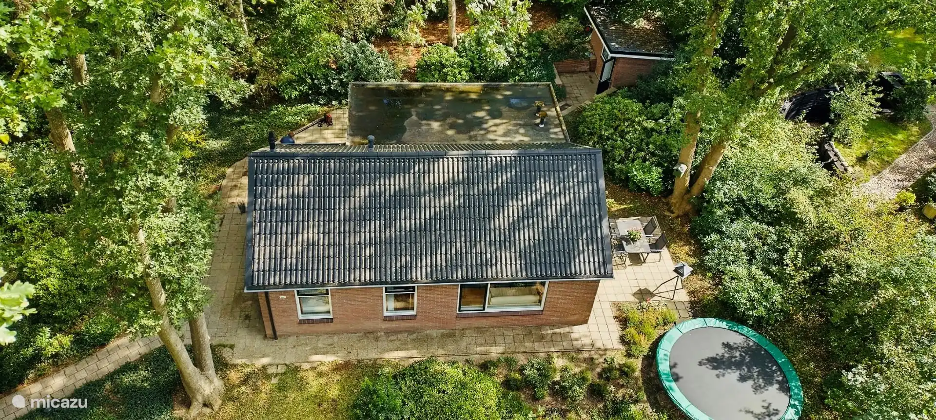 Huize Ruinen aus der Luft