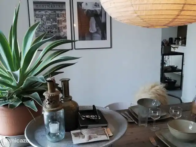 Maison Mymoodz | France, Gard, Cornillon - maison de vacances La cuisine et la salle à manger sont ouvertes l'une sur l'autre