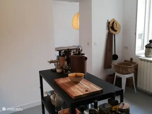Maison Mymoodz | France, Gard, Cornillon - maison de vacances De la cuisine vous regardez la terrasse supérieure
