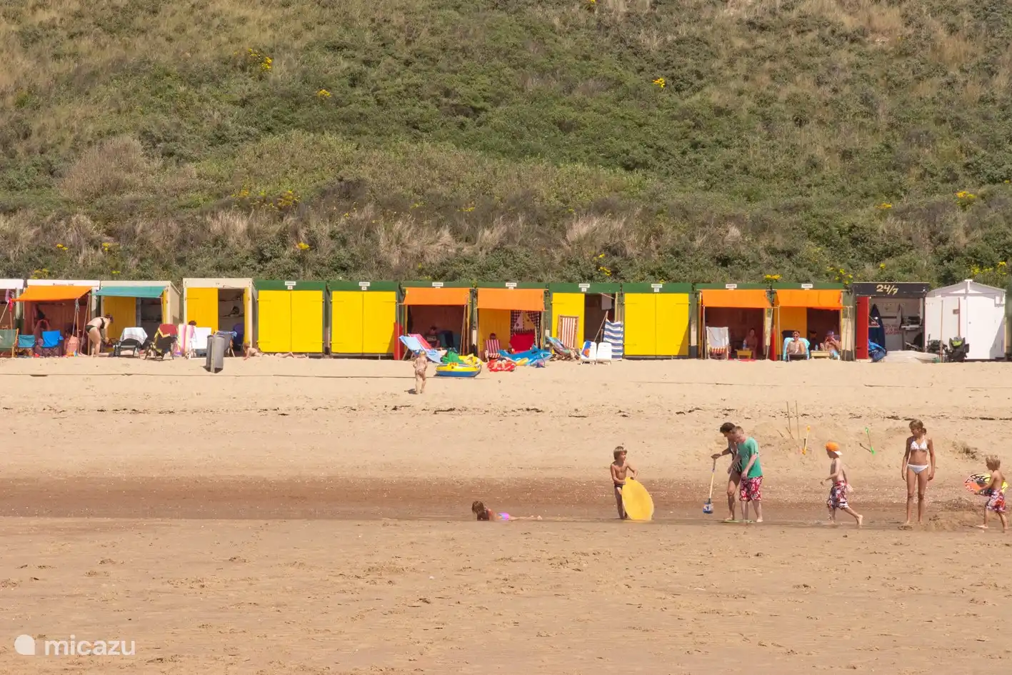 Strandhaus vom Meer entfernt
