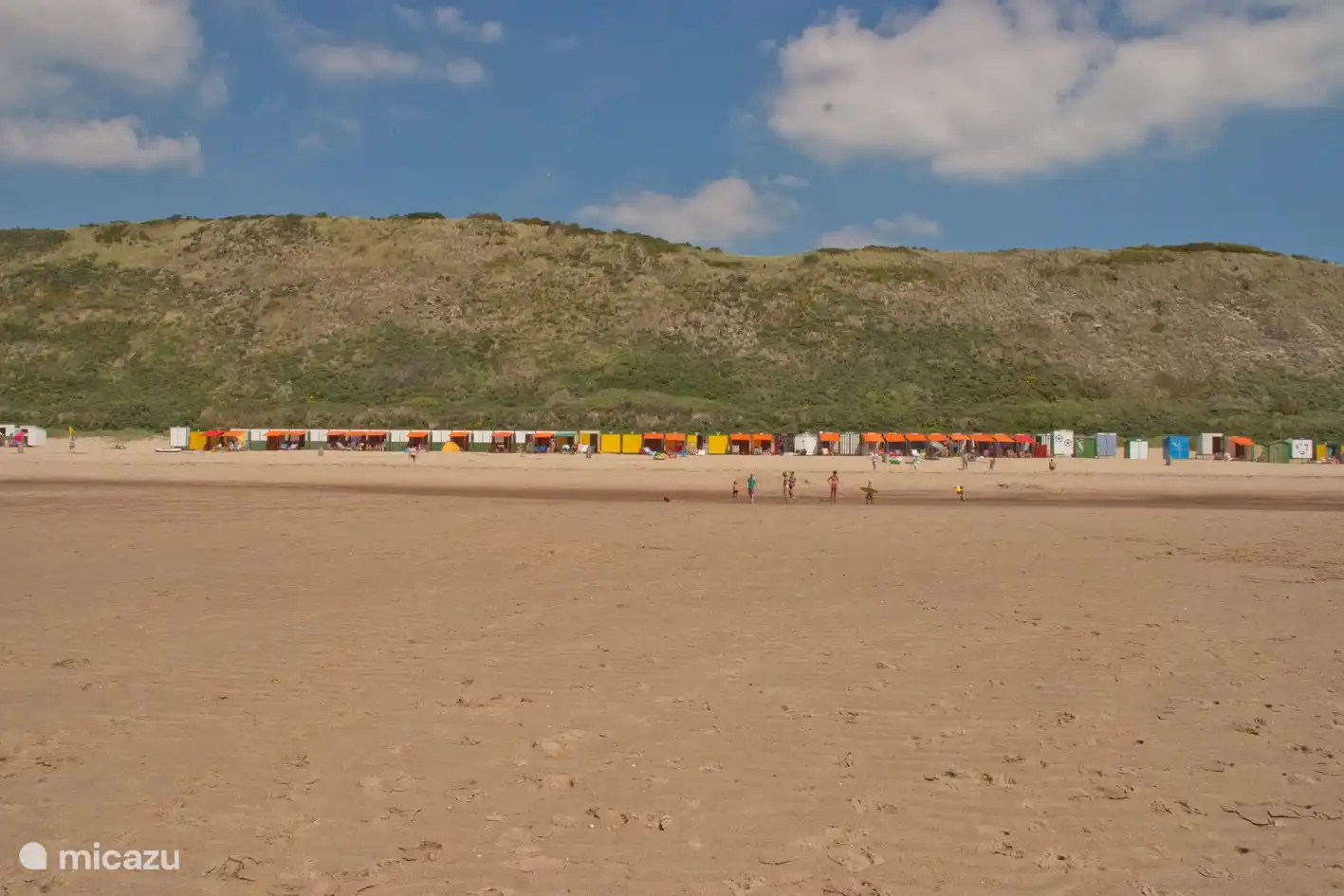 Strandhaus vom Meer entfernt