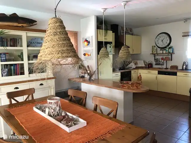 Villa nº 66 con piscina privada en Francia, Vendée, Château-d'Olonne - villa Cocina abierta