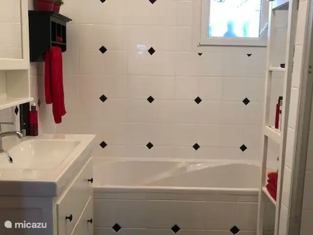 Villa nº 66 con piscina privada en Francia, Vendée, Château-d'Olonne - villa Baño de abajo con bañera