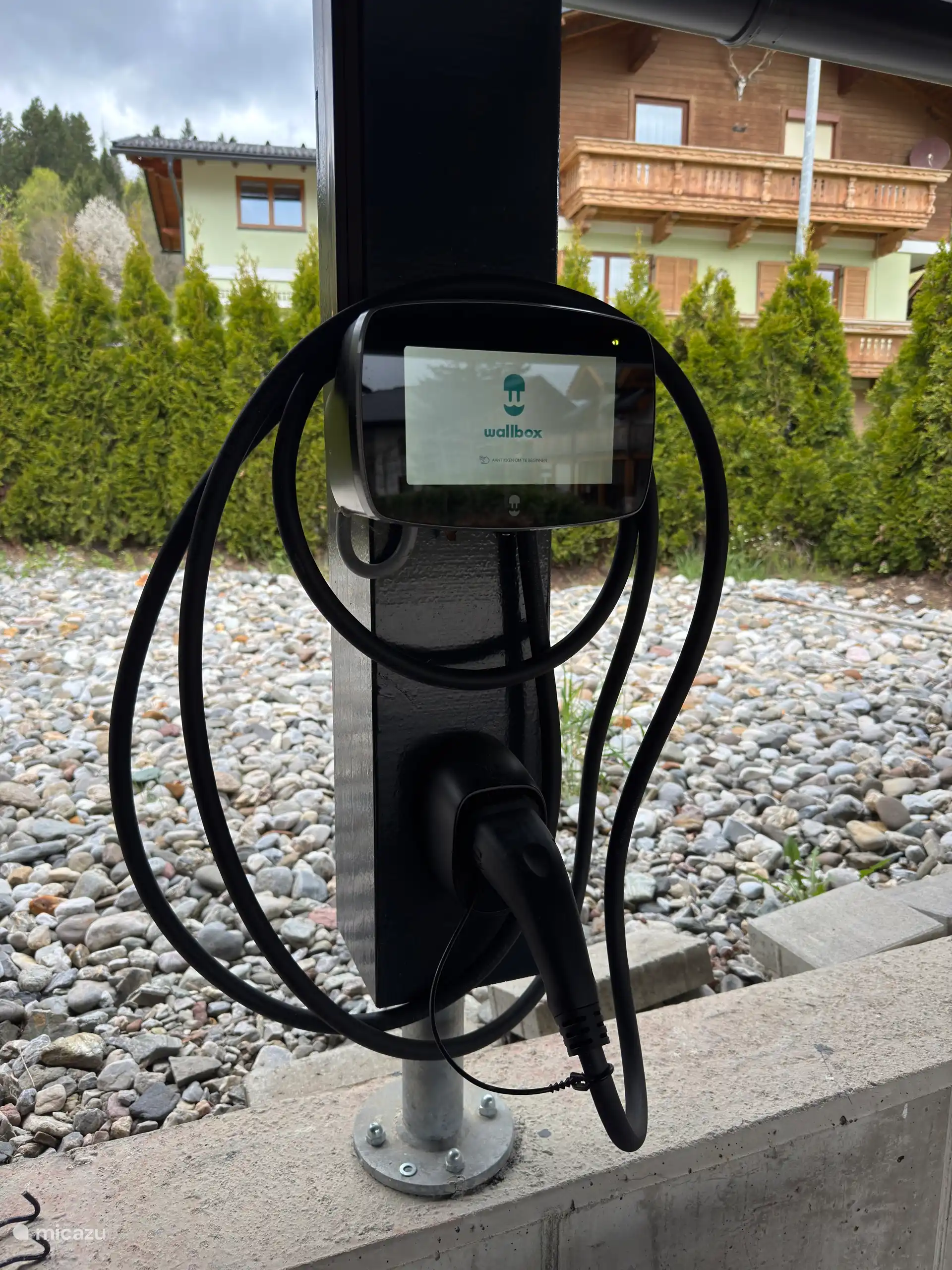 Charging station on site
