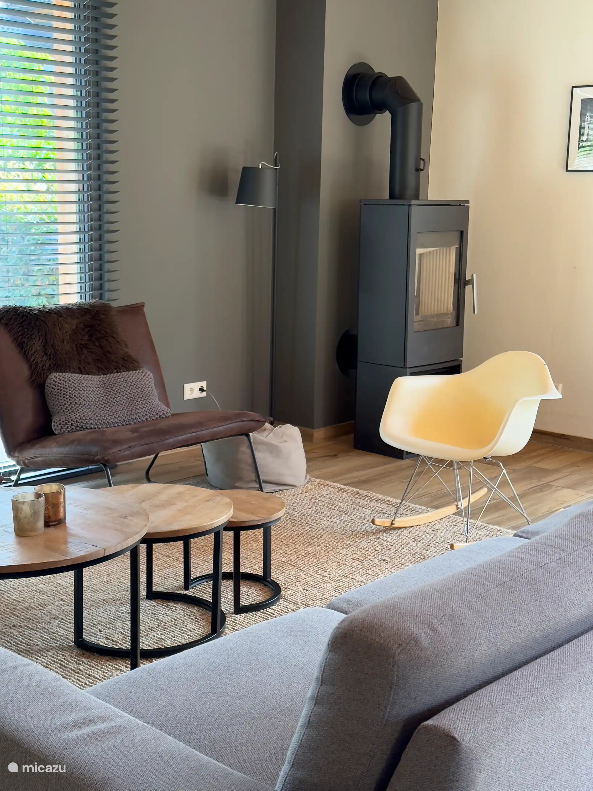 Modern furnished living room