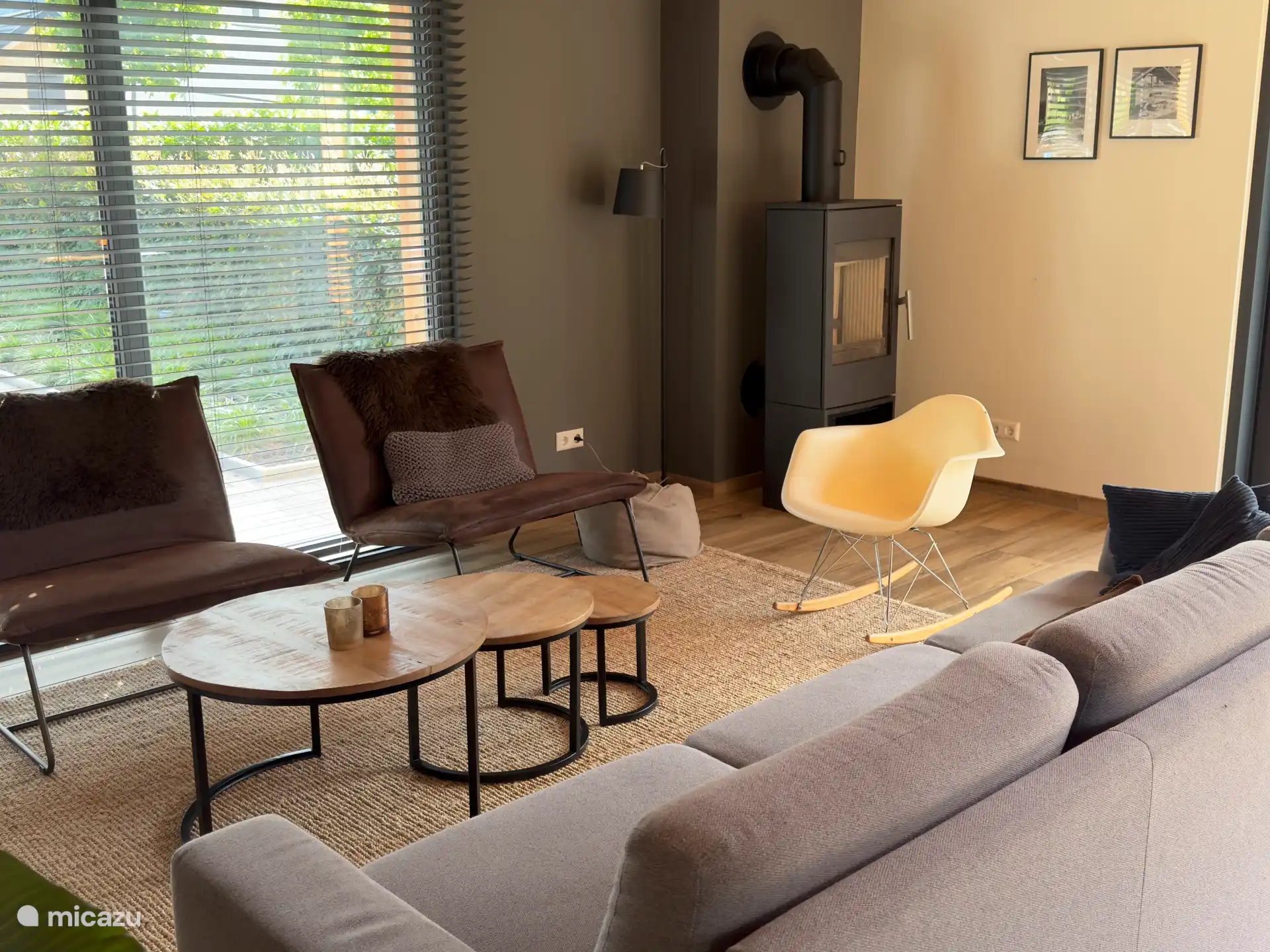 Modern furnished living room