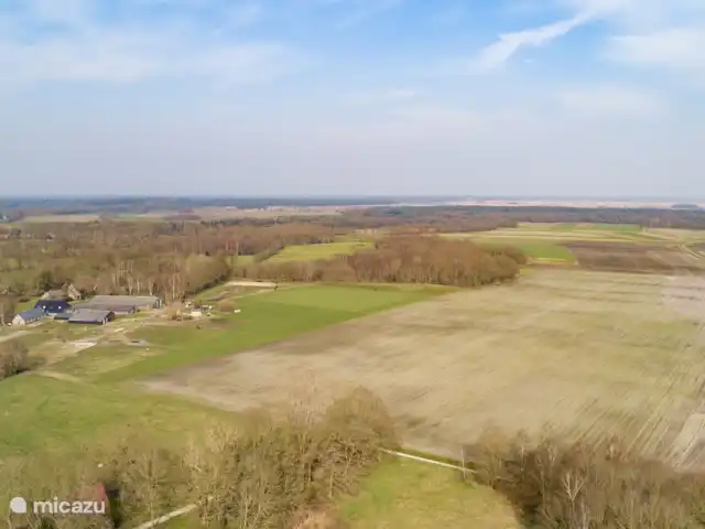 Patrimoine Middendorp | Pays-Bas, Drenthe, Ansen - maison de vacances Vue aérienne des environs