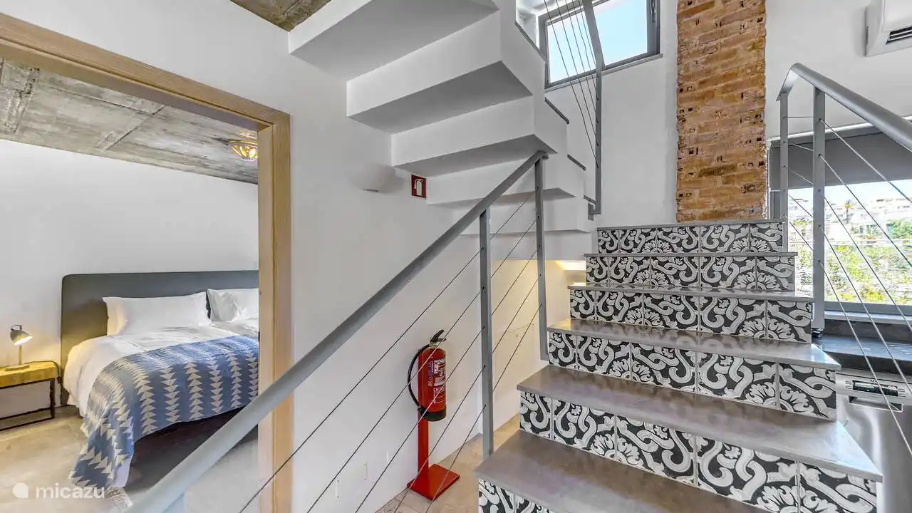 Villa Cocheira Beach Villa - Treppe - Schlafzimmer - Sicherheit - Feuerlöscher
