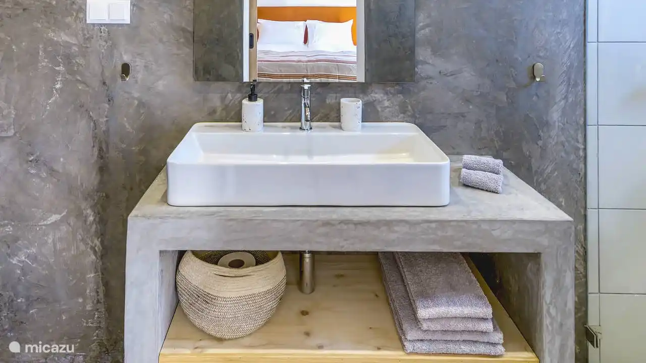 Villa Cocheira Beach Villa - Waschbecken - Spiegel