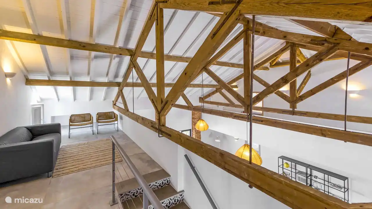 Villa Cocheira Beach Villa - Wohnen - Balken - Altes Kutschenhaus