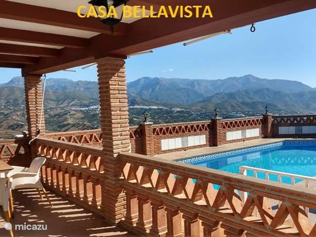 Vakantiehuis Spanje, Costa del Sol, Torrox – villa Casa BellaVista stunning views