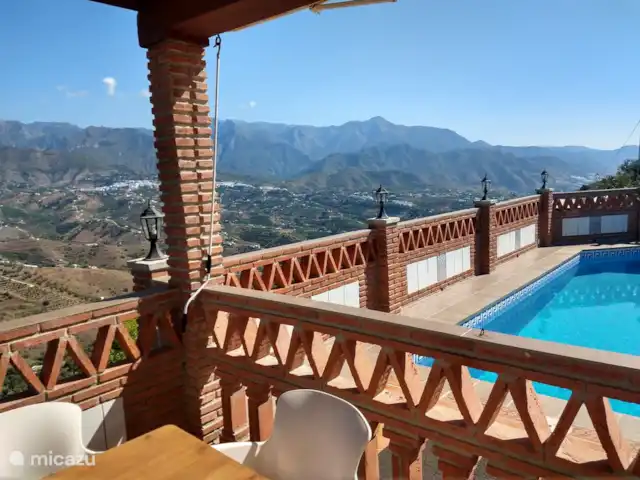 Casa BellaVista vue imprenable | Espagne, Costa del Sol, Torrox - villa Top vues depuis le porche