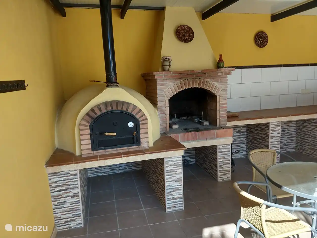 Barbecue en pizza oven