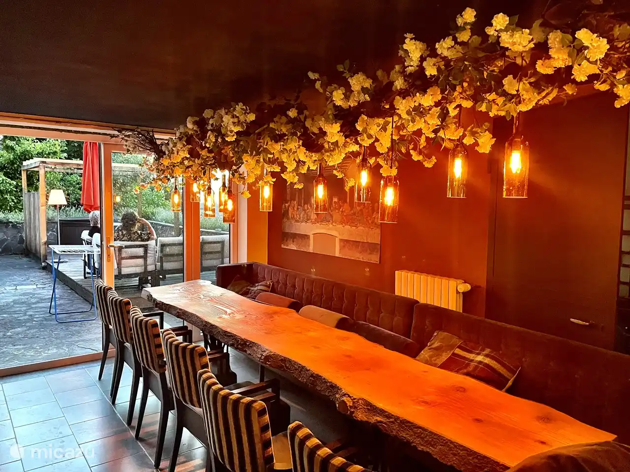 Kantine für Weinproben