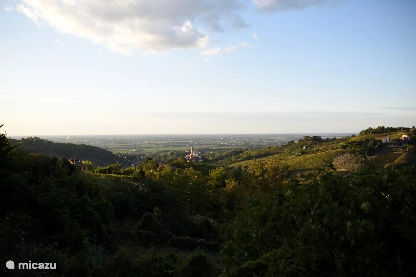 Morgenblick aus dem Schlafzimmer