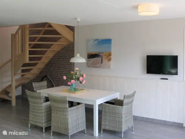 Maison des dunes 40 ouest | Pays-Bas, Hollande du Nord, Saint Martin - villa escalier ouvert au 1er étage