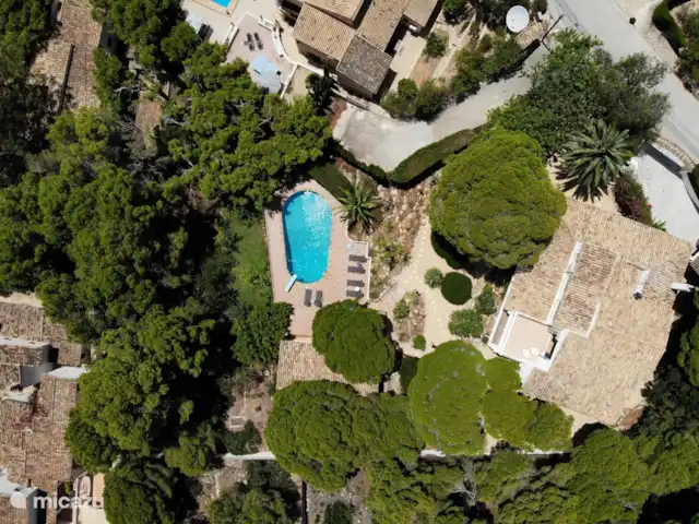 Villa Indalera en España, Costa Blanca, Moraira - villa Parcela aérea