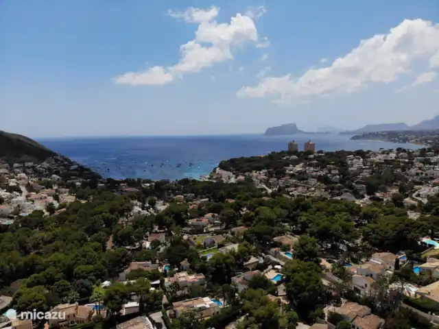 Villa Indalera en España, Costa Blanca, Moraira - villa El Portet y Peñón de Ifach