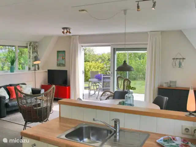 Parque de arena 52 en Países Bajos, Holanda del Norte, Groote Keeten - casa vacacional sala de estar