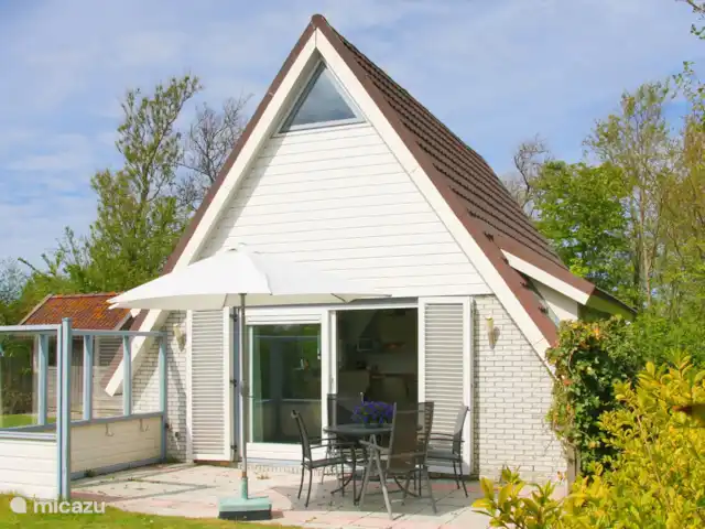 Parque de arena 52 en Países Bajos, Holanda del Norte, Groote Keeten - casa vacacional terraza con muebles