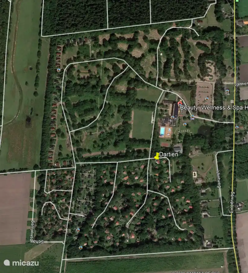 Dartien on the map