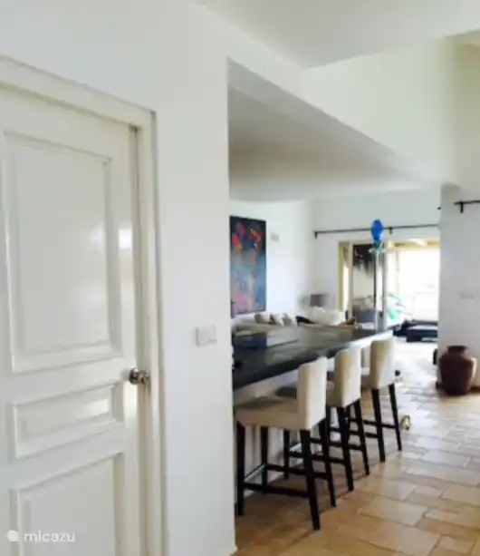 Separate toilet in the hall.