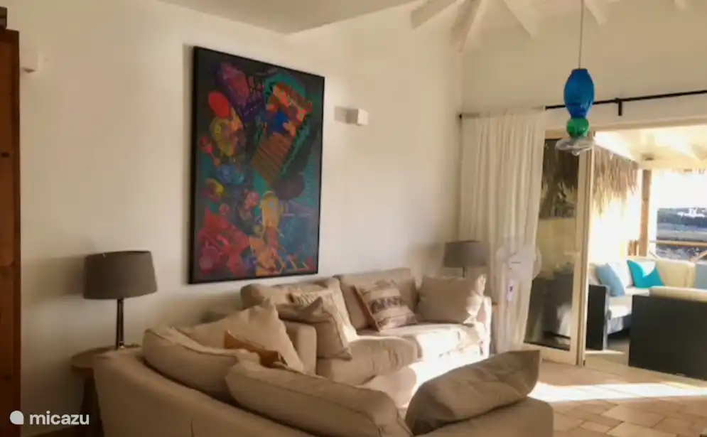 Sitting area with smart TV