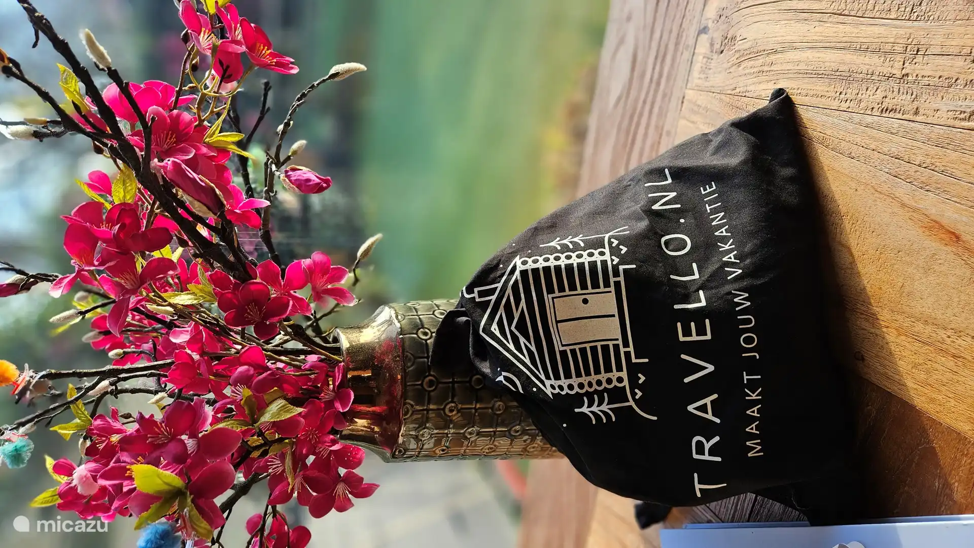 Die Willkommenstasche mit einigen nützlichen Dingen.