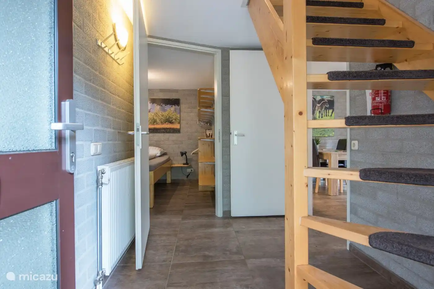 Eingang zum Bungalow