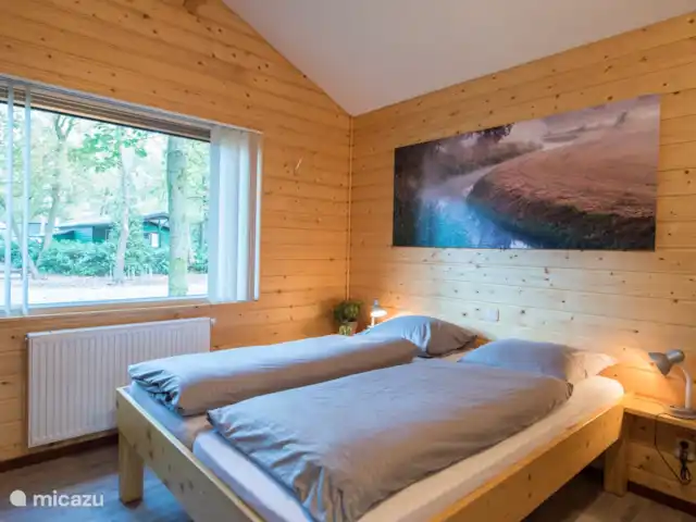 Paon bleu | Pays-Bas, Brabant-Septentrional, Heesch - bungalow Chambre avec lit double