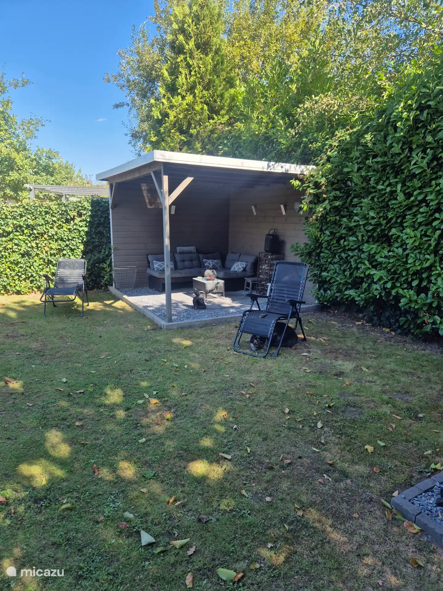 Lovely canopy with lounge set set