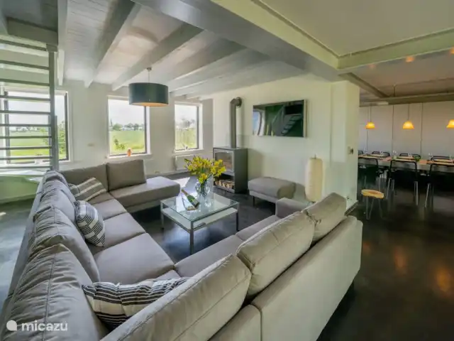 't Groenzicht huren in België, West-Vlaanderen, Pervijze - vakantiehuis Woonkamer