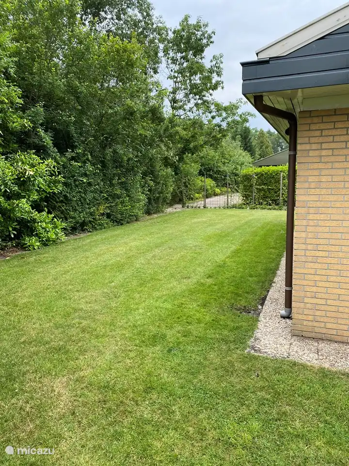 Rückseite des Bungalows