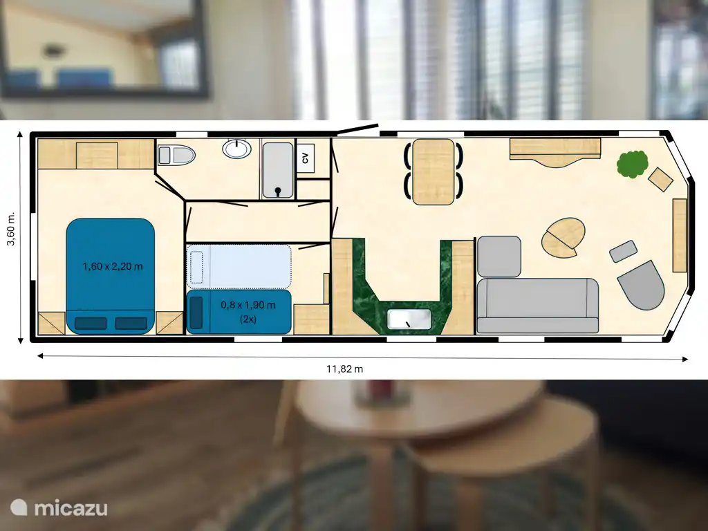 Distribución Chalet Anvibe