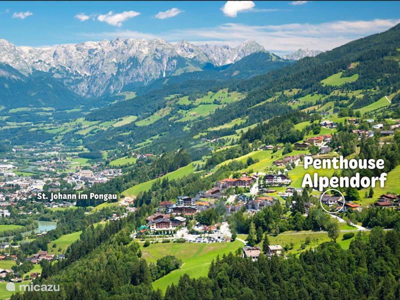 Holiday home in Austria, Salzburgerland, Alpendorf- Sankt Johann im Pongau Apartment Penthouse Alpendorf