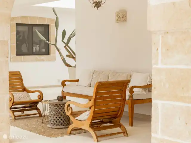 Villa Digaverde en Italia, Apulia, Carovigno - villa Terraza de asientos