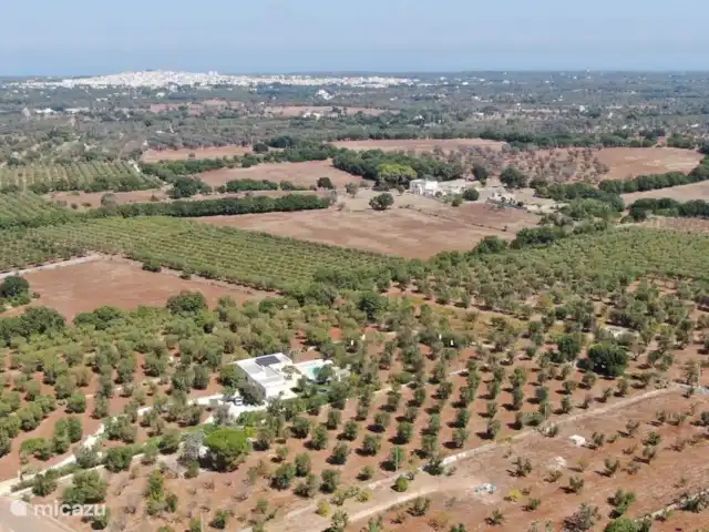Villa Digaverde en Italia, Apulia, Carovigno - villa Fotografía aérea