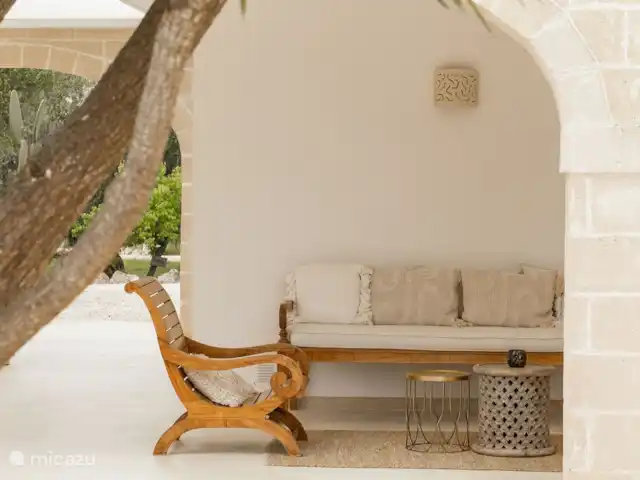 Villa Digaverde en Italia, Apulia, Carovigno - villa Terraza de asientos