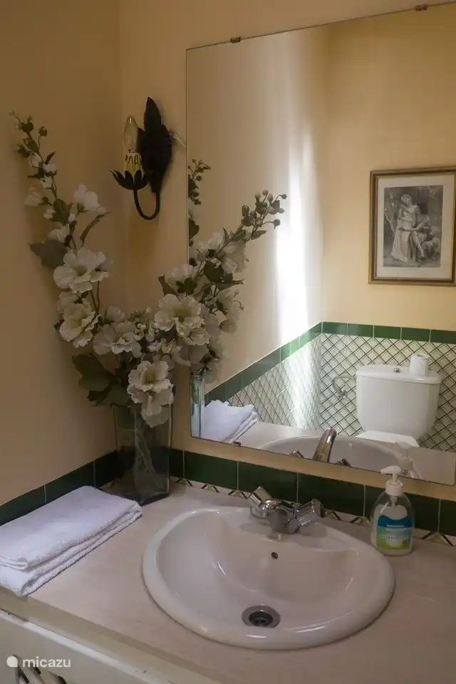 In einem der Badezimmer