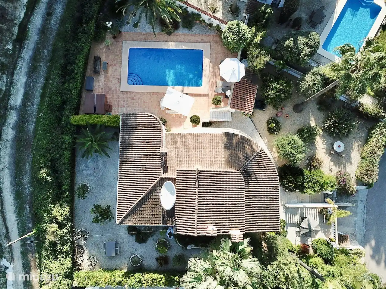 Vue de dessus Casa El Joven