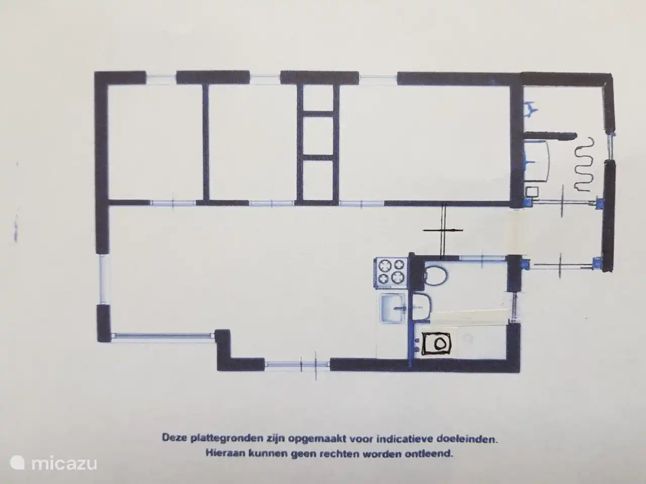 Floor plan after new construction. Spring 2022