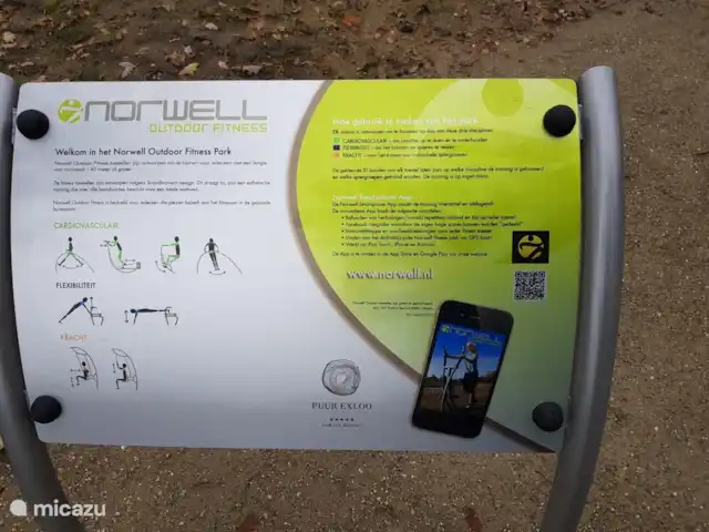 MemHill huren in Nederland, Drenthe, Exloo - bungalow Outdoor fitness voor volwassenen op het park