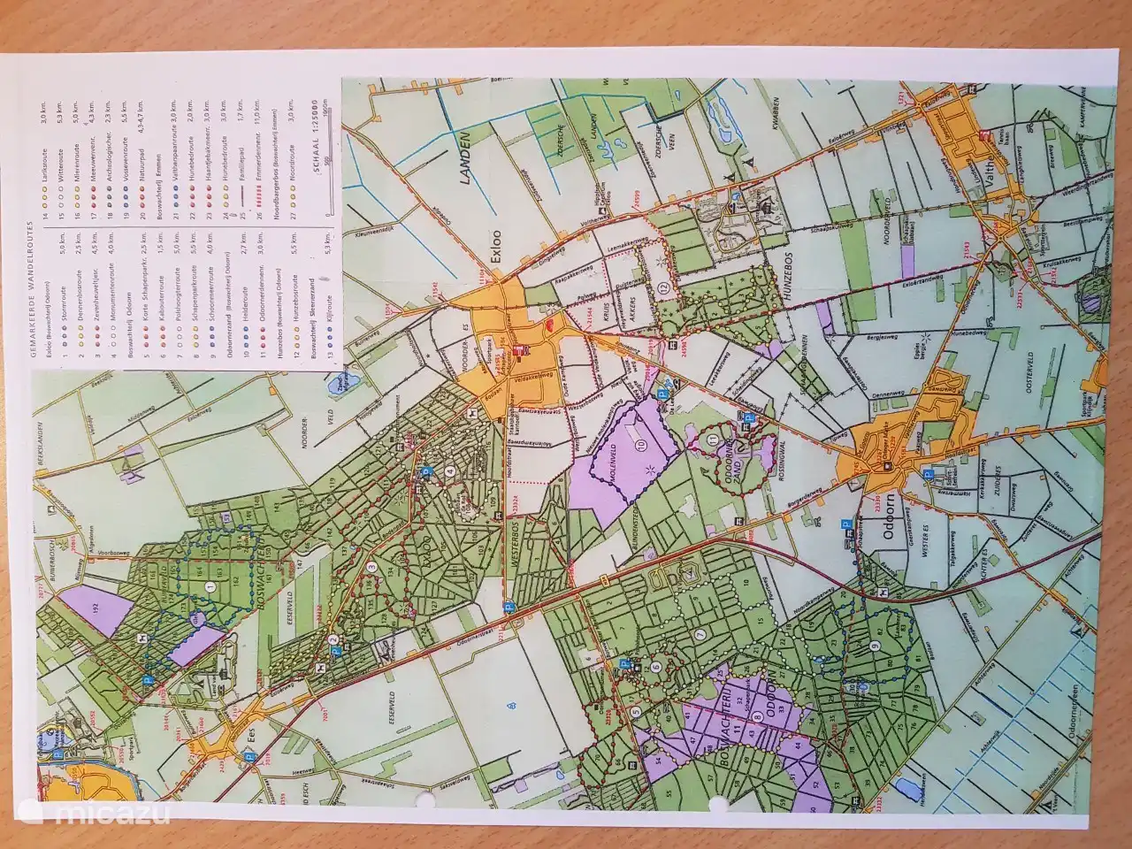 There are many marked walking routes in the area so that you will pass the most beautiful places.