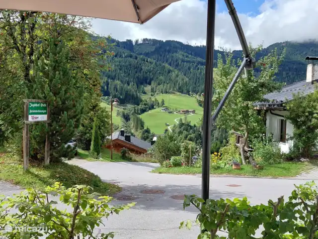 Location de Vacances Autriche, Salzburgerland, Muhlbach, appartement - Hochkönig Ferien Vue depuis la terrasse.