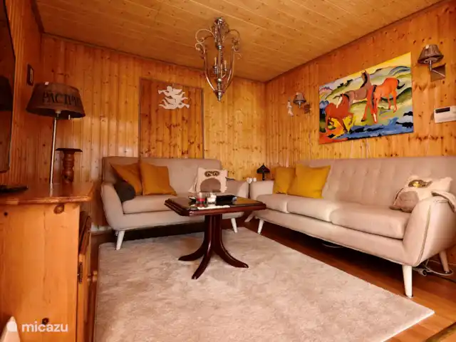 Location de Vacances Allemagne, Eifel, Meisburg, maison de vacances - Hopfi Husli Beau coin salon pour une soirée Netflix.