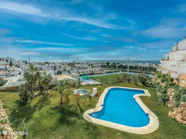 Appartements Andalousie - MDN07 | Espagne, Costa del Sol, Nerja - appartement Vue depuis la terrasse et la piscine commune