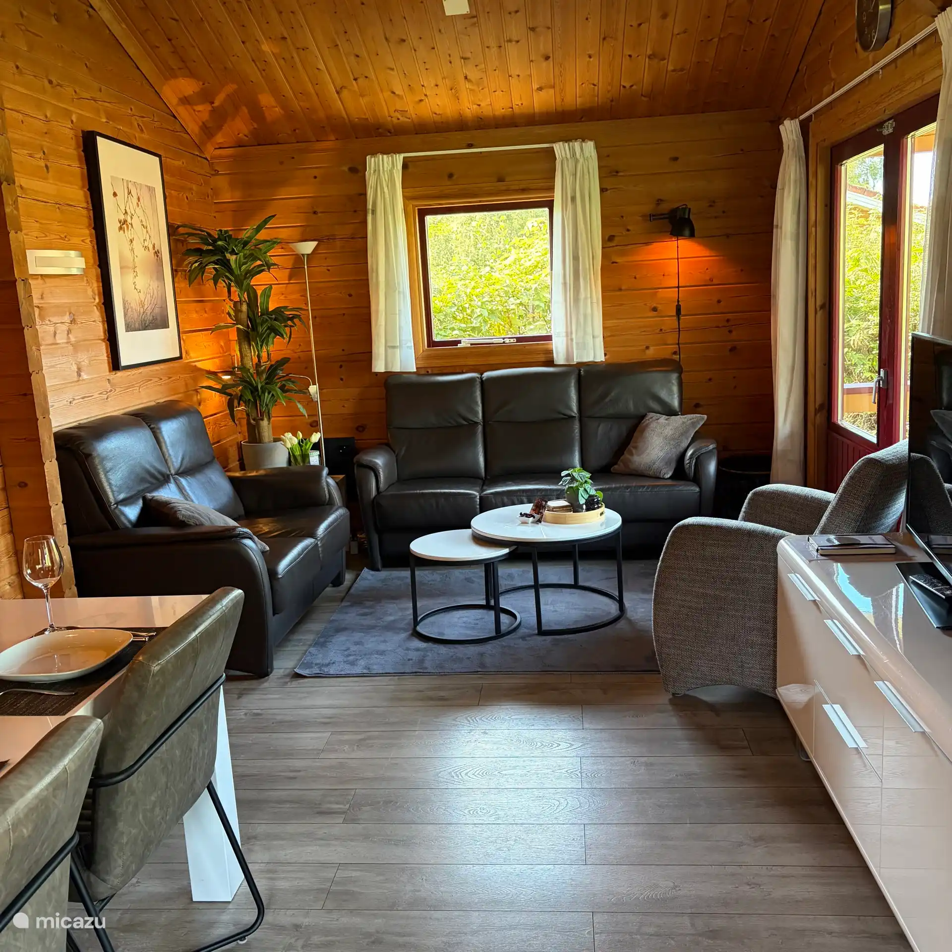 zitgedeelte in chalet