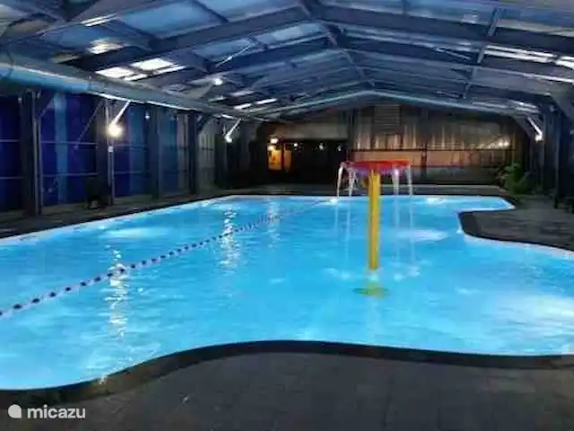 Just Relax | Pays-Bas, Overijssel, Gramsbergen - chalet Piscine couverte pour se baigner dehors quand il ne fait pas beau