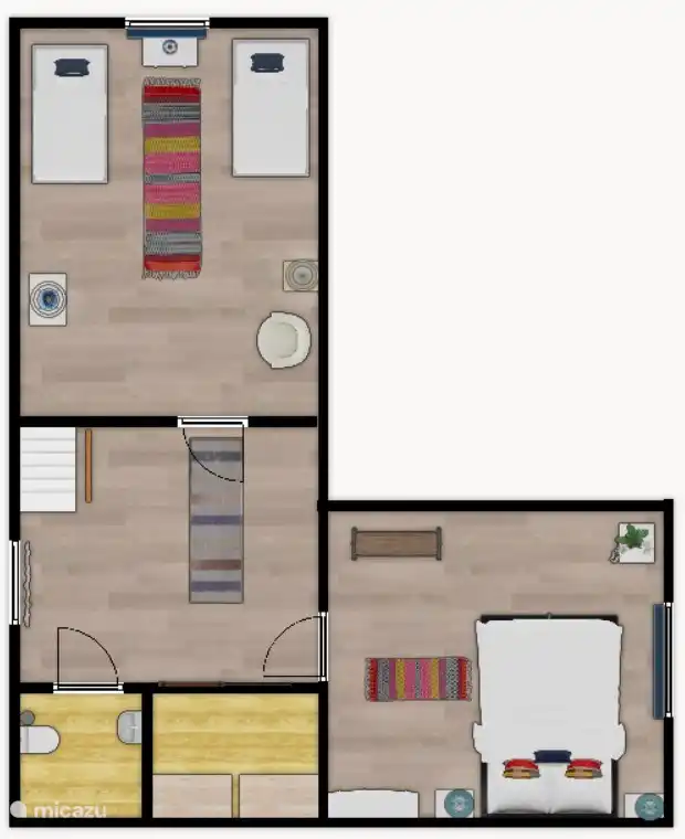 floor plan upstairs