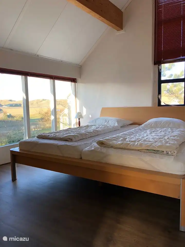 Schlafzimmer mit schöner Aussicht